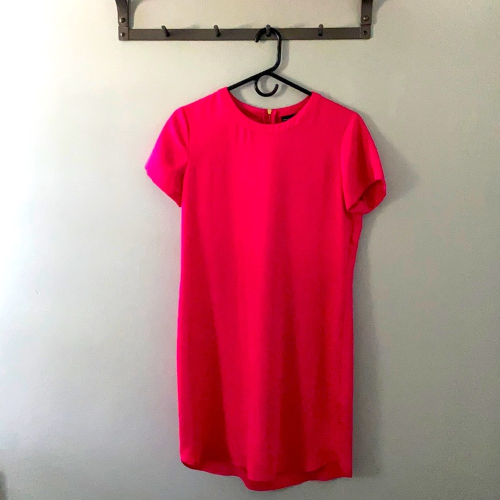 HOT pink! Knee length super light weight dress.